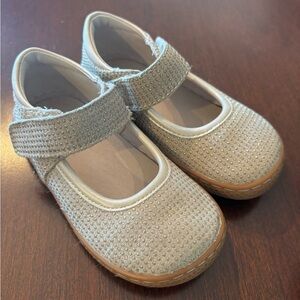 Beige/gold Livie & Luca Ruche Classic Mary Jane size 8